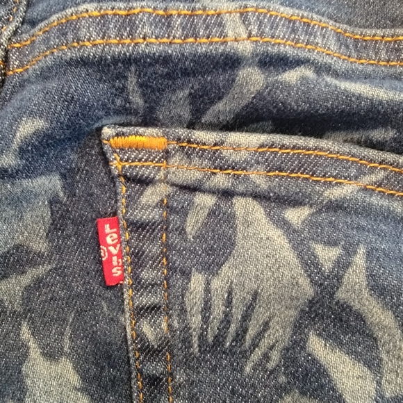 Levi's 511 Palm Leave Print Jeans 36X32 - Picture 6 of 8